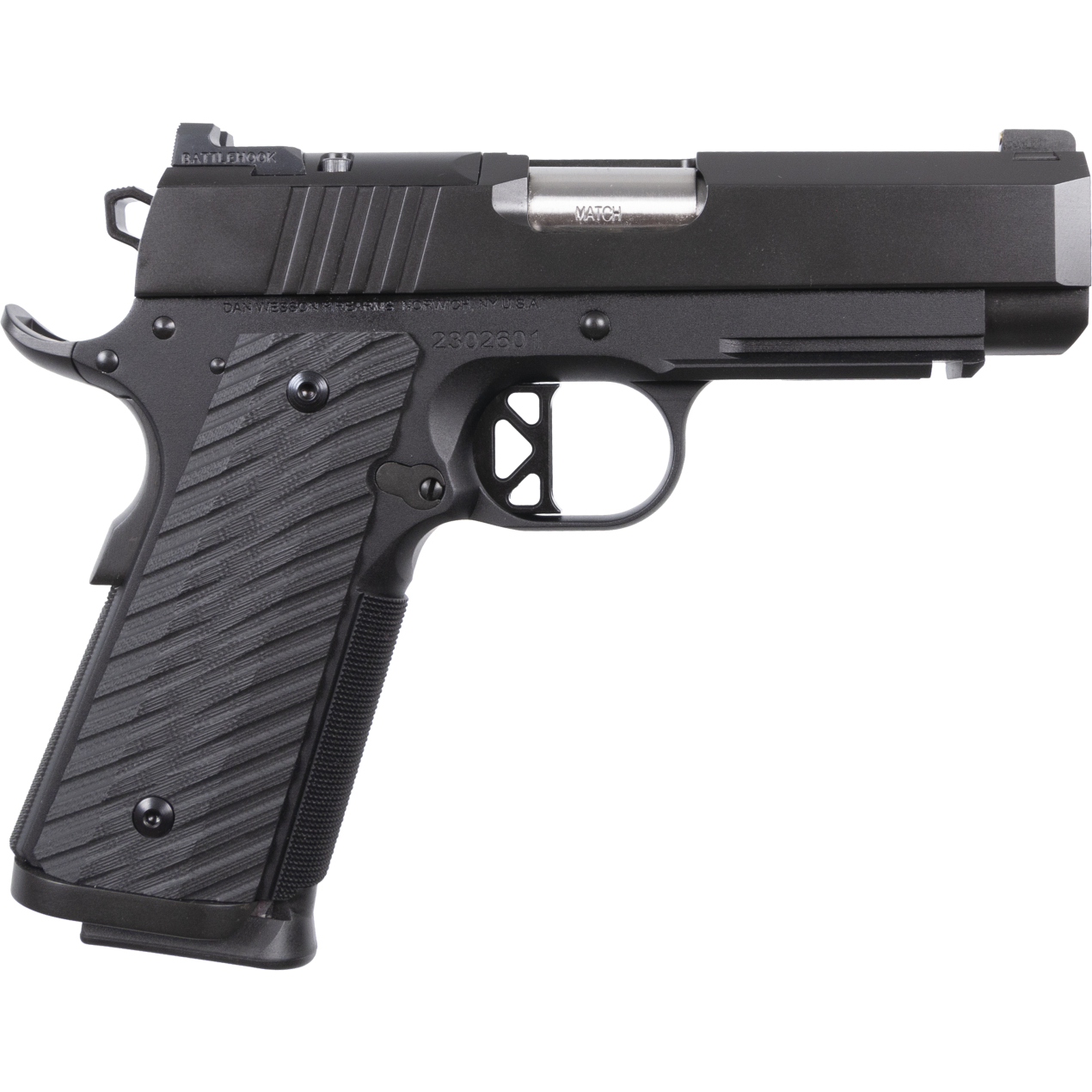 Handguns Dan Wesson TCP 9mm DW TCP 9MM 4" BLK ALUM 9RD OPT READY • Model: TCP